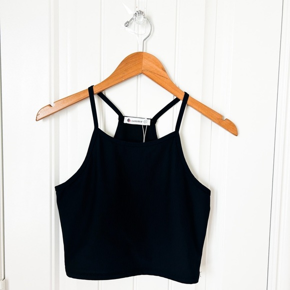 Laslulu Ribbed Racerback Sports Bra Size Large - Picture 1 of 2